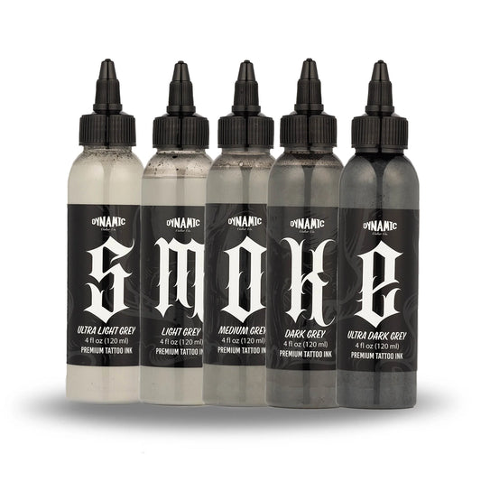 Dynamic SMOKE Opaque Greys Set 4 OZ X 5